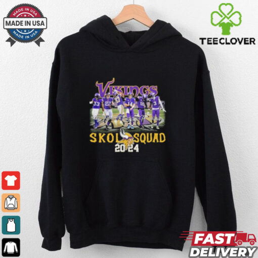 Minnesota Vikings Skol Squad 2024 Playoffs Hoodie 2D T Shirt
