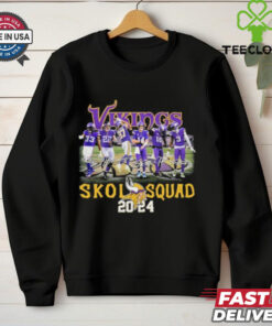 Minnesota Vikings Skol Squad 2024 Playoffs Hoodie 2D T Shirt