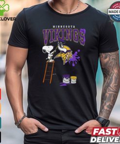 Minnesota Vikings Snoopy Painting Shirt