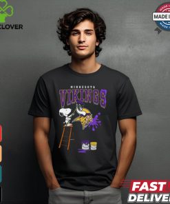 Minnesota Vikings Snoopy Painting Shirt