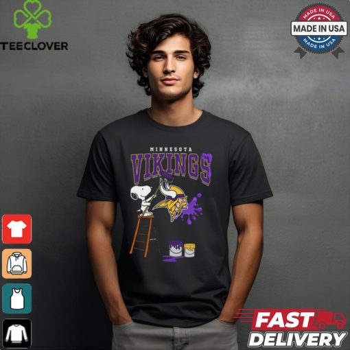Minnesota Vikings Snoopy Painting Shirt