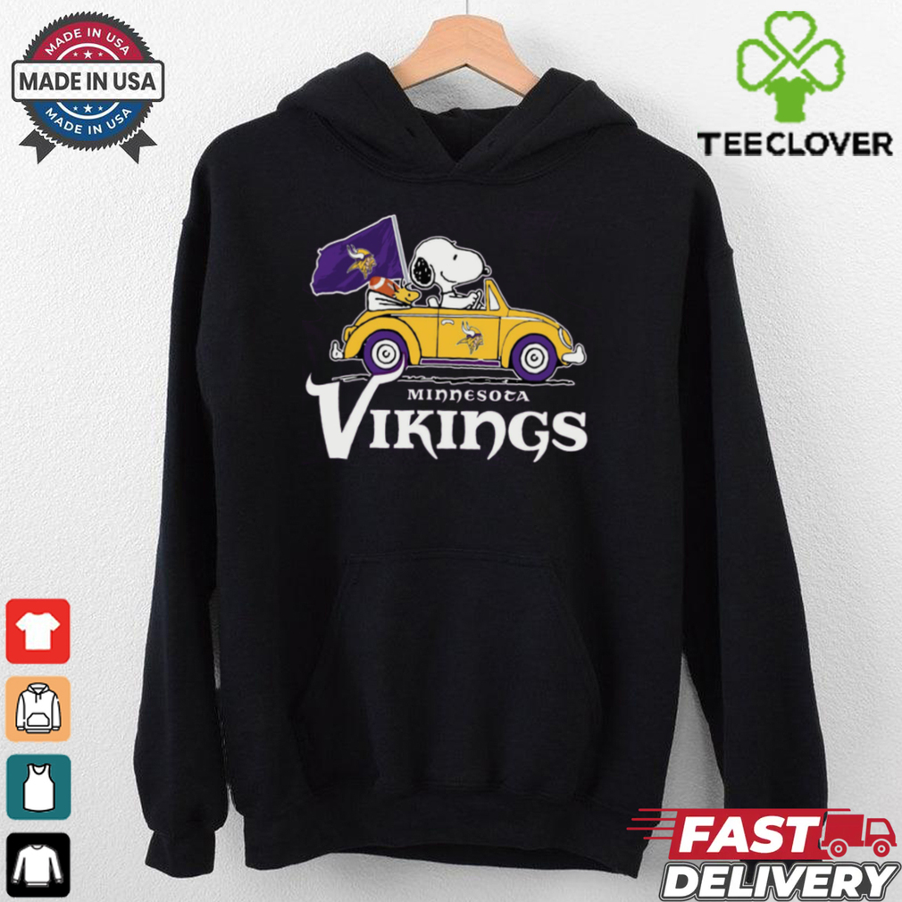Minnesota Vikings Snoopy Road Trip T Shirt Minnesota Vikings Snoopy Road Trip T Shirt