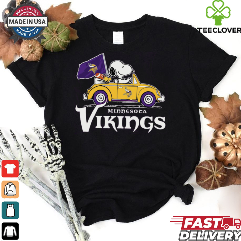 Minnesota Vikings Snoopy Road Trip T Shirt Minnesota Vikings Snoopy Road Trip T Shirt