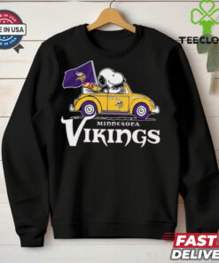 Minnesota Vikings Snoopy Road Trip T Shirt