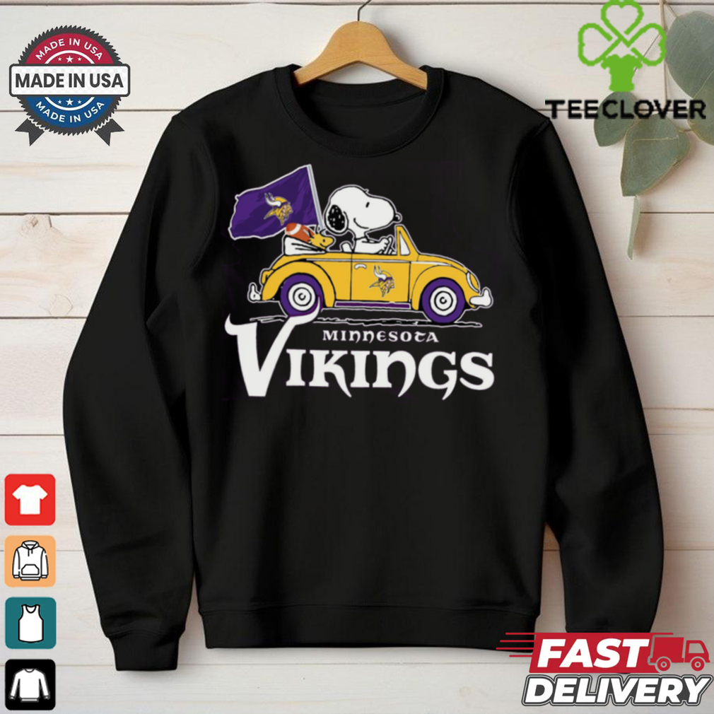 Minnesota Vikings Snoopy Road Trip T Shirt Minnesota Vikings Snoopy Road Trip T Shirt