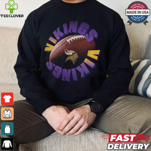 Minnesota Vikings Spiral Heavyweight T Shirt