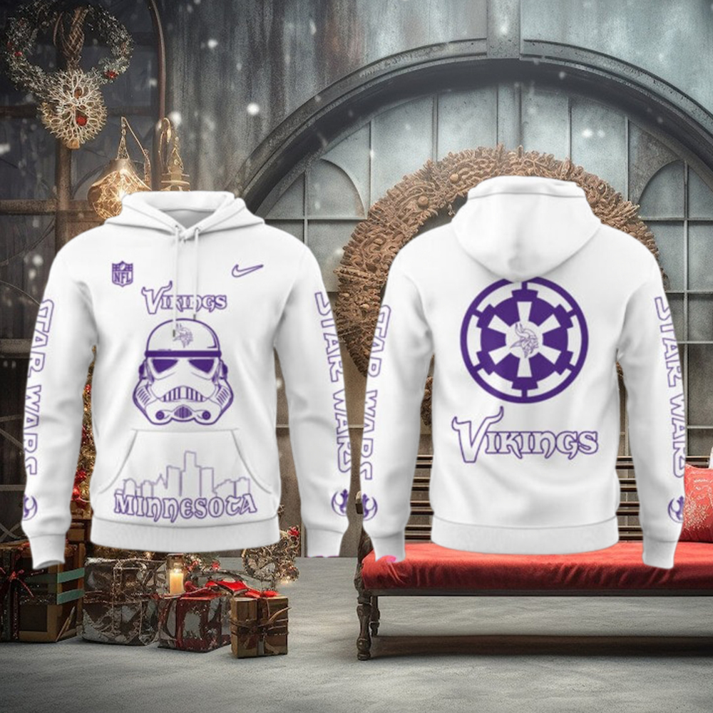 Minnesota Vikings Storm Trooper Special NFL Hoodie Minnesota Vikings Storm Trooper Special NFL Hoodie