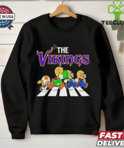 Minnesota Vikings Super Mario Abbey Road shirt