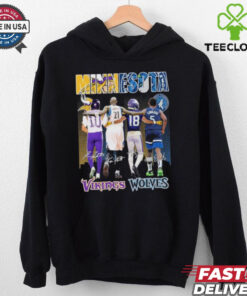 Minnesota Vikings Tarkenton, Jefferson X Minnesota Timberwolves Garnett, Edwards Shirt
