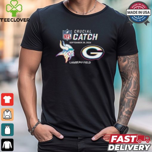 Minnesota Vikings Vs Green Bay Packers Crucial Catch September 29, 2024 Lambeau Field Shirt