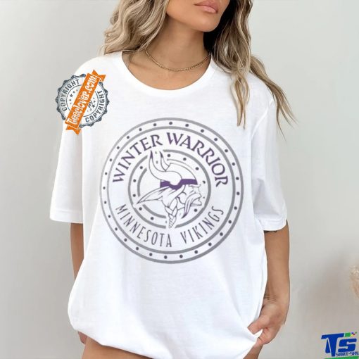 Minnesota Vikings Warriors Shield Purple T Shirt