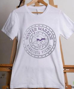 Minnesota Vikings Warriors Shield Purple T Shirt