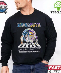 Minnesota Vikings X Minnesota Timberwolves Abbey Road Signatures Shirt