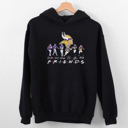 Minnesota Vikings ace pose Friends signatures hoodie, sweater, longsleeve, shirt v-neck, t-shirt