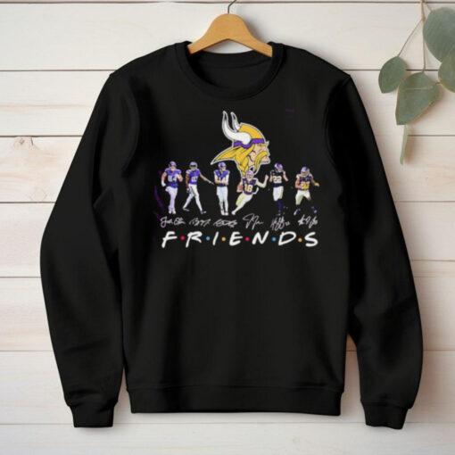 Minnesota Vikings ace pose Friends signatures hoodie, sweater, longsleeve, shirt v-neck, t-shirt