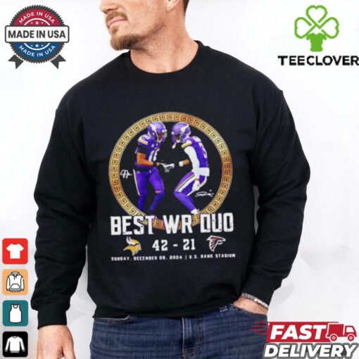 Minnesota Vikings best Wr Duo 42 21 score shirt
