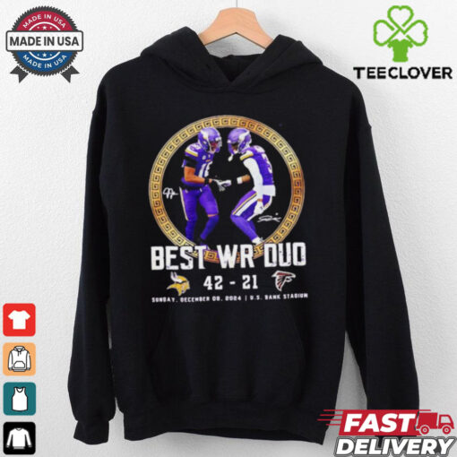 Minnesota Vikings best Wr Duo 42 21 score shirt