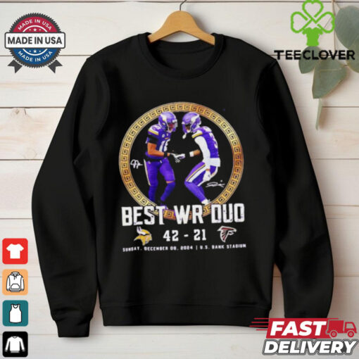 Minnesota Vikings best Wr Duo 42 21 score shirt