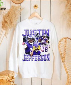 Minnesota Vikings football Justin Jefferson player the Griddy signature retro shirt