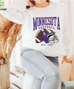 Minnesota Vikings football est. 1961 NFL helmet logo shirt