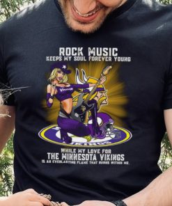 Minnesota Vikings rock music keep my soul forever young hoodie, sweater, longsleeve, shirt v-neck, t-shirt