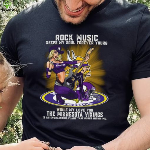 Minnesota Vikings rock music keep my soul forever young hoodie, sweater, longsleeve, shirt v-neck, t-shirt