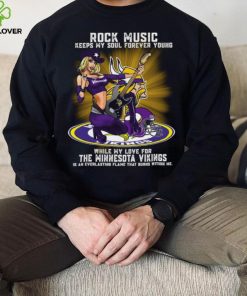 Minnesota Vikings rock music keep my soul forever young hoodie, sweater, longsleeve, shirt v-neck, t-shirt