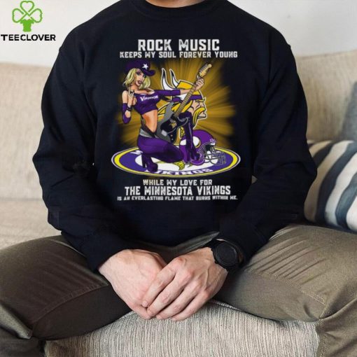 Minnesota Vikings rock music keep my soul forever young hoodie, sweater, longsleeve, shirt v-neck, t-shirt