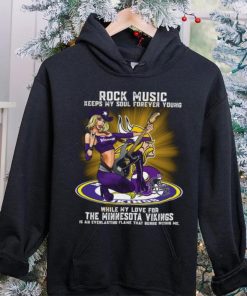 Minnesota Vikings rock music keep my soul forever young hoodie, sweater, longsleeve, shirt v-neck, t-shirt