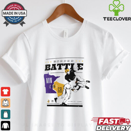 Minnesota Vikings vs Green Bay Packers Battle Border since 1961 shirt