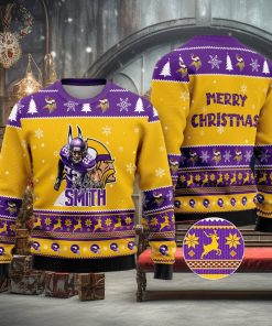 Minnesota Vikings – Harrison Smith Merry Xmas Ugly Christmas Sweater