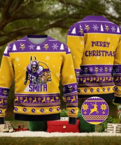 Minnesota Vikings – Harrison Smith Merry Xmas Ugly Christmas Sweater