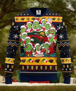 Minnesota Wild 12 Grinch Xmas Day Xmas Ugly Christmas Sweater Best Christmas Gift Ideas