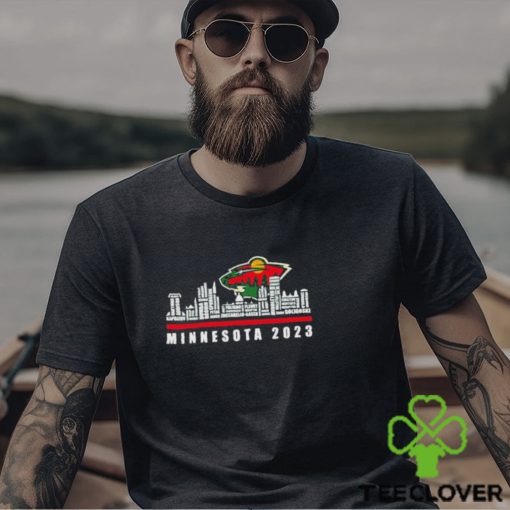 Minnesota Wild 2023 Season Team Players Names In City shirt