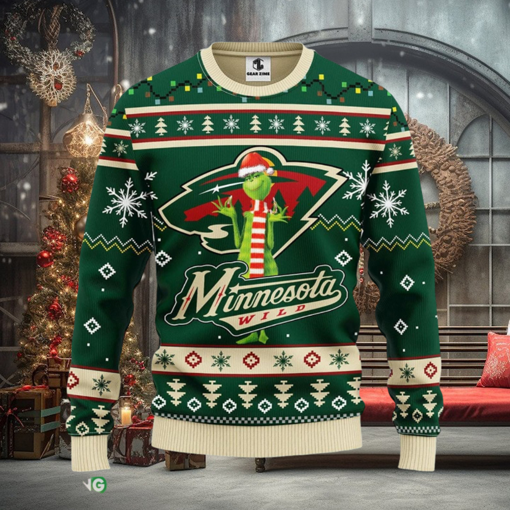 Minnesota Wild Funny Grinch Xmas Ugly Christmas Sweater Best Christmas Gift Ideas Minnesota Wild Funny Grinch Xmas Ugly Christmas Sweater Best Christmas Gift Ideas
