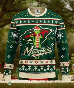 Minnesota Wild Funny Grinch Xmas Ugly Christmas Sweater Best Christmas Gift Ideas