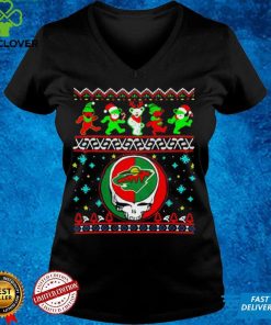 Minnesota Wild Grateful Dead Christmas Sweater Shirt