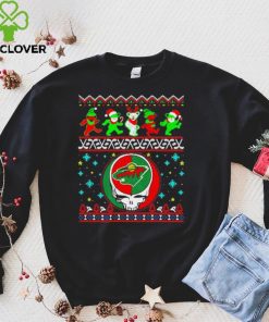 Minnesota Wild Grateful Dead Christmas Sweater Shirt