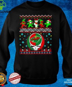 Minnesota Wild Grateful Dead Christmas Sweater Shirt