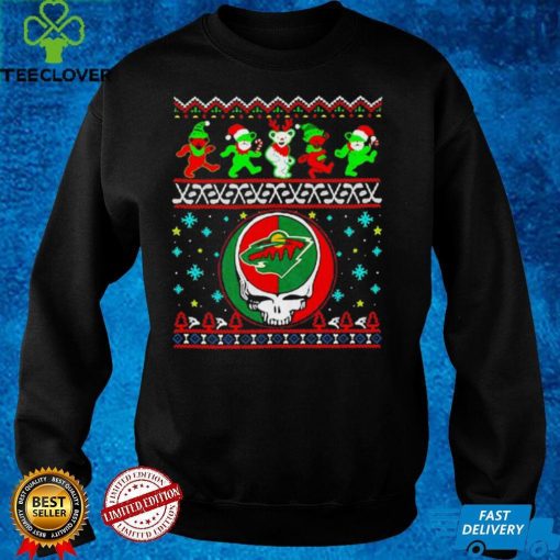 Minnesota Wild Grateful Dead Christmas Sweater Shirt