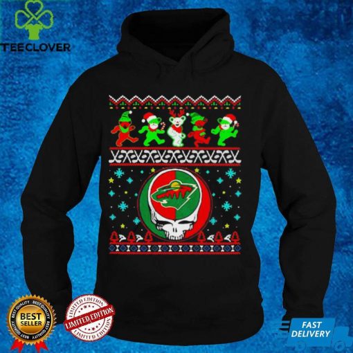 Minnesota Wild Grateful Dead Christmas Sweater Shirt