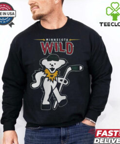 Minnesota Wild Grateful Dead Night Celebrating Dancing Bears 2024 Hockey Shirt