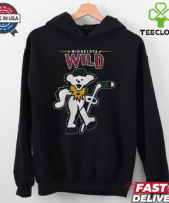 Minnesota Wild Grateful Dead Night Celebrating Dancing Bears 2024 Hockey Shirt