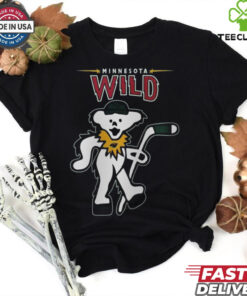 Minnesota Wild Grateful Dead Night Celebrating Dancing Bears 2024 Hockey Shirt