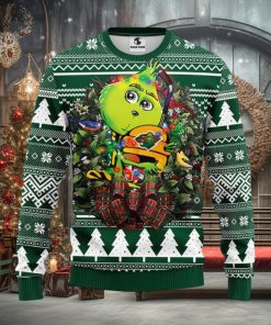 Minnesota Wild Grinch Hug Christmas Ugly Sweater