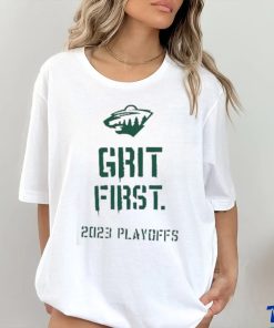 Minnesota Wild Grit First 2023 Playoff shirt 2 Minnesota Wild Grit First 2023 Playoff shirt