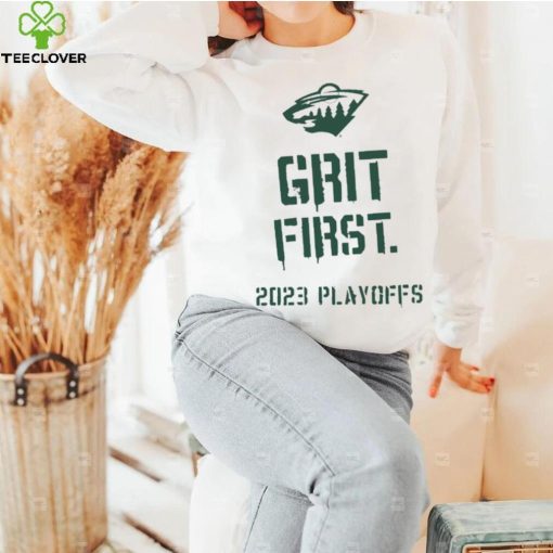 Minnesota Wild Hockey Club The Hockey Lodge Minnesota Grit First 2023 Playoff Shirt
