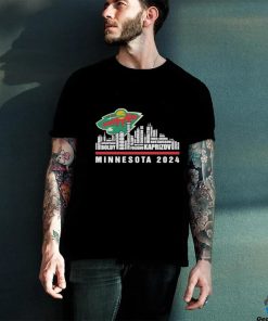 Minnesota Wild Ice Hockey Team 2024 City Horizon T Shirt