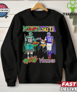 Minnesota Wild Jared Spurgeon x Minnesota Vikings Justin Jefferson shirt