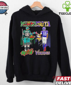 Minnesota Wild Jared Spurgeon x Minnesota Vikings Justin Jefferson shirt